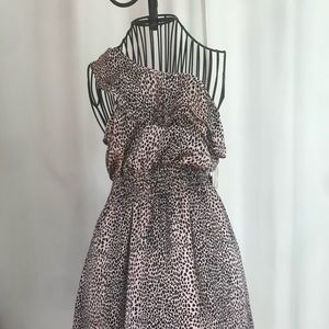Printed One Shoulder Dress
